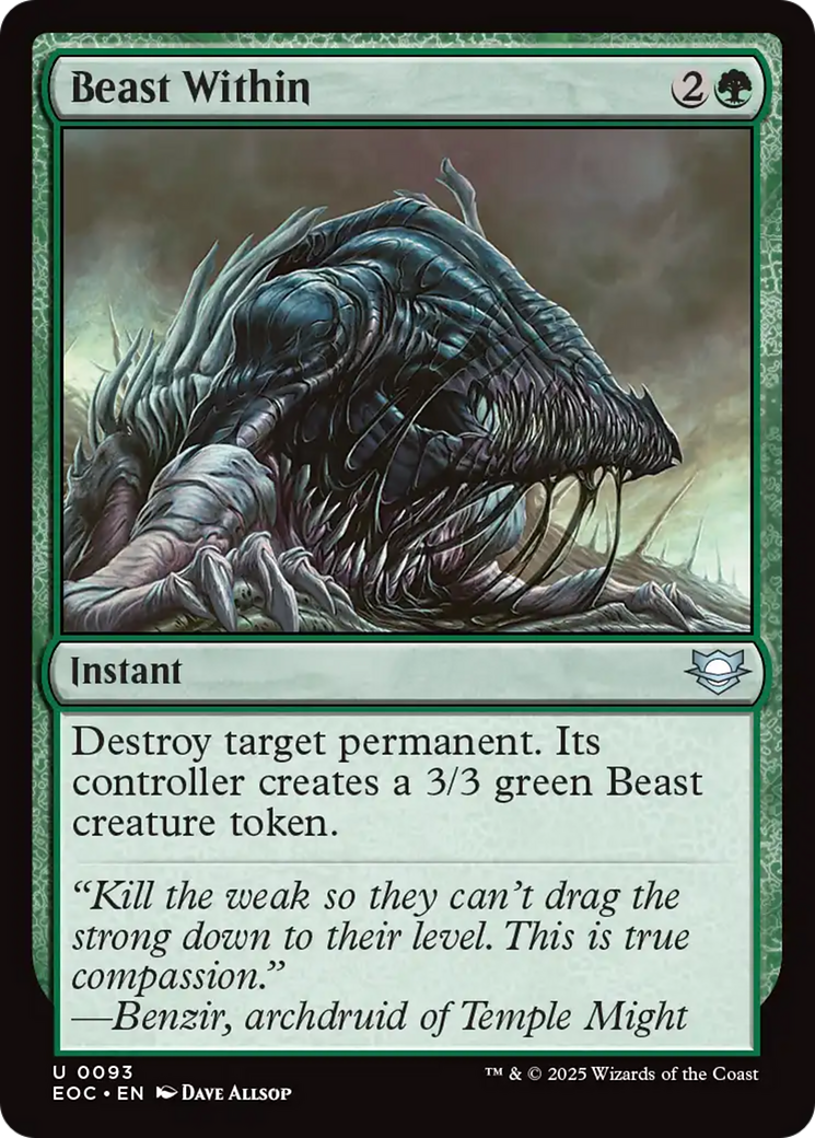 Beast Within [Edge of Eternities Commander] | Good Games Morley