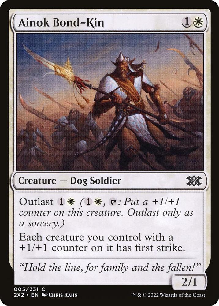 Ainok Bond Kin 5/331 (Double Masters 2022)  - Foil | Good Games Morley