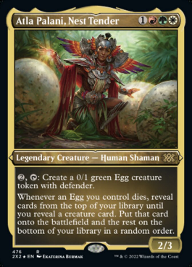 Atla Palani, Nest Tender (Foil Etched) [Double Masters 2022] | Good Games Morley