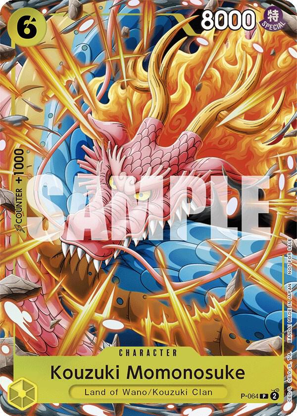 Kouzuki Momonosuke (Event Pack Vol.4) P-064 (One Piece Promotion Cards)  - Foil | Good Games Morley