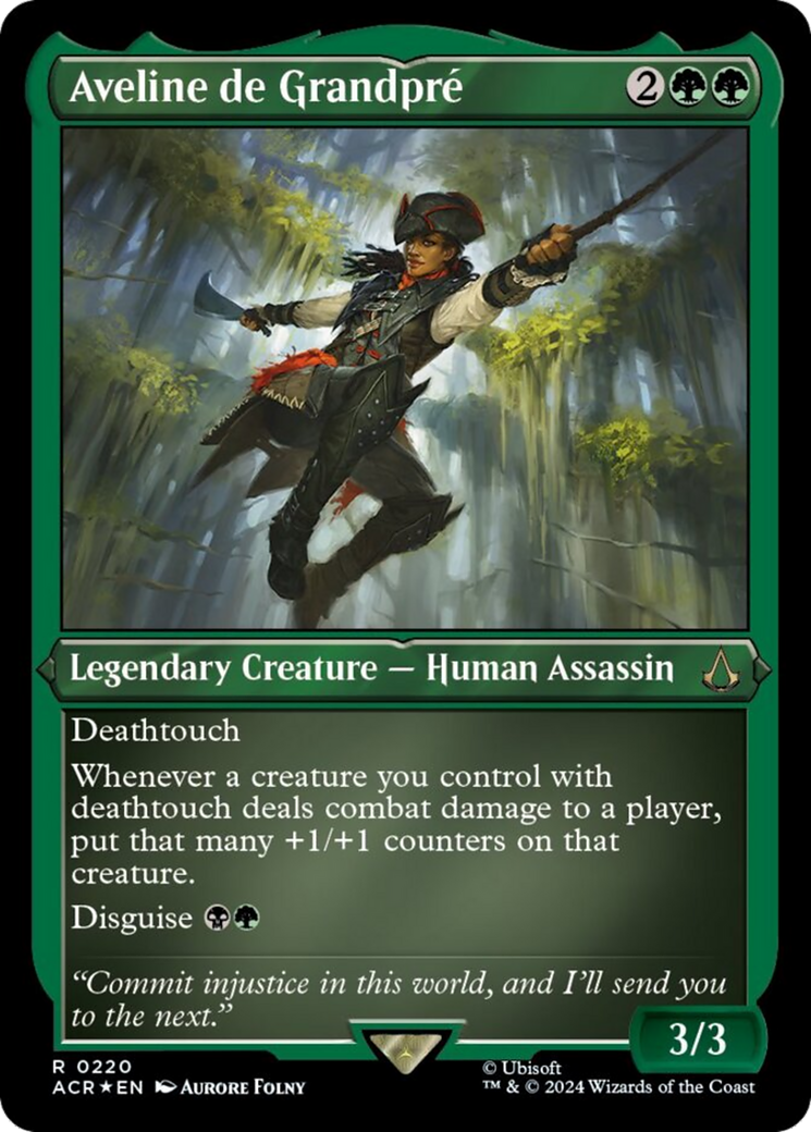 Aveline de Grandpre (Foil Etched) [Assassin's Creed] | Good Games Morley
