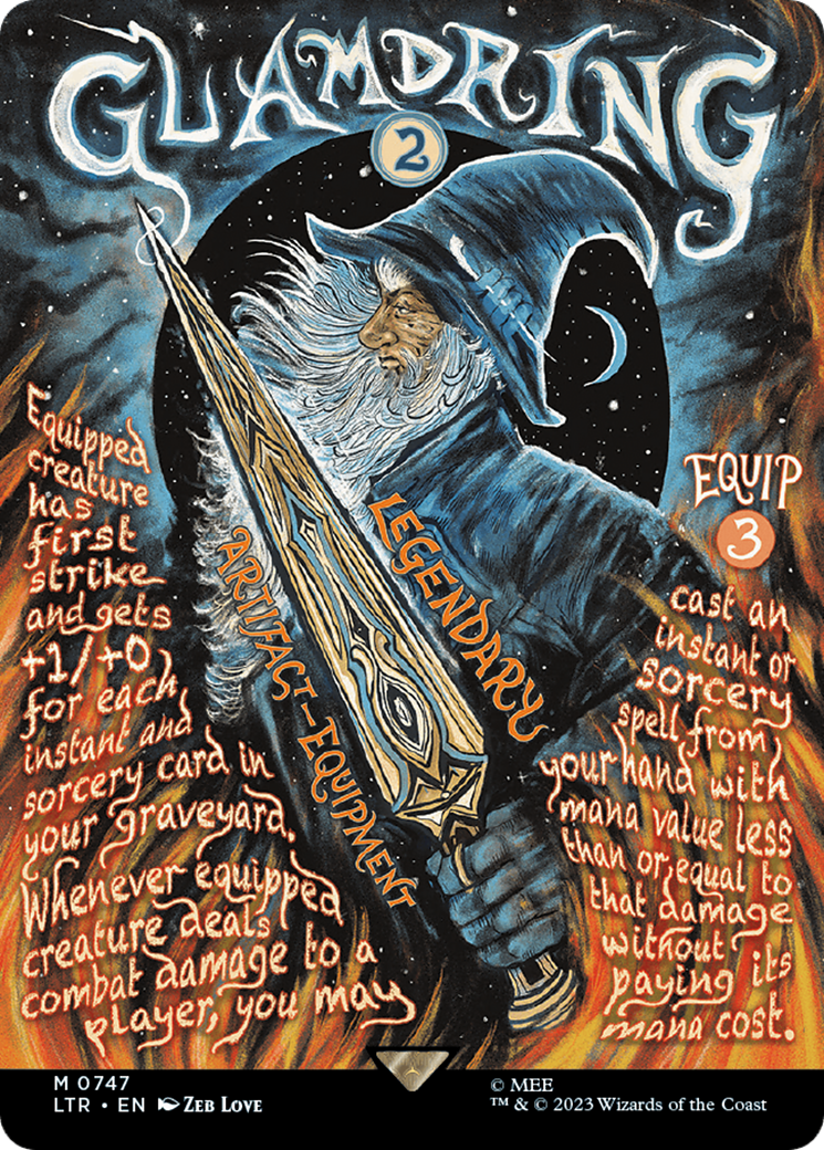 Glamdring (Borderless Poster) [The Lord of the Rings: Tales of Middle-Earth] | Good Games Morley