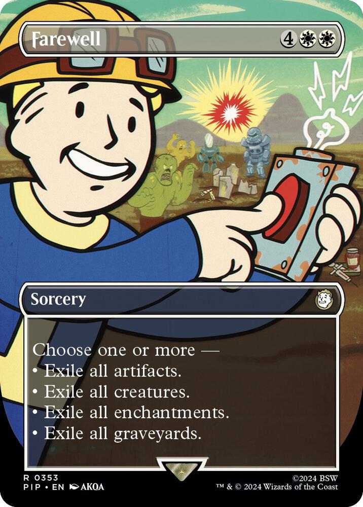 Farewell 353/326 (Universes Beyond: Fallout)  - Borderless | Good Games Morley