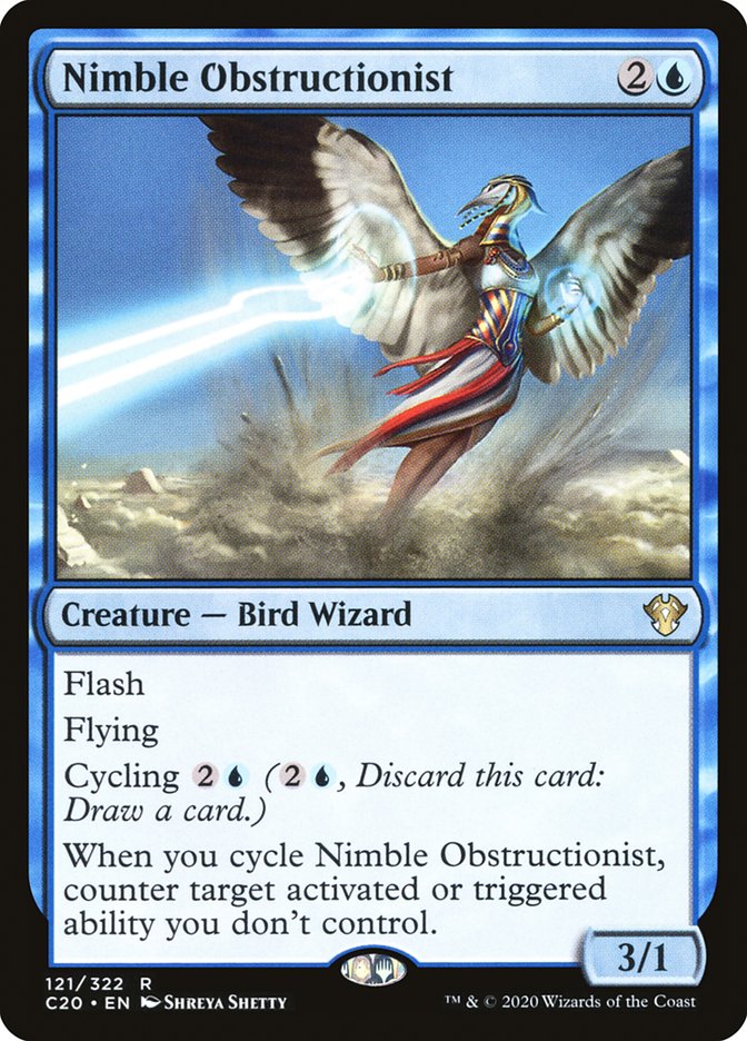 Nimble Obstructionist 121/322 (Commander 2020)  | Good Games Morley