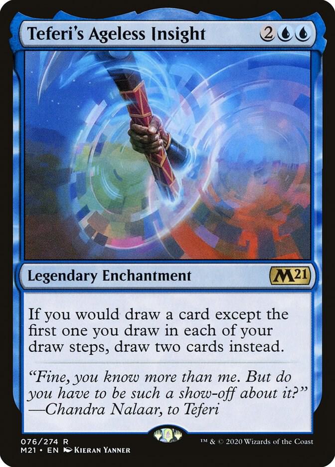 Teferis Ageless Insight 76 (Core Set 2021)  - Foil | Good Games Morley