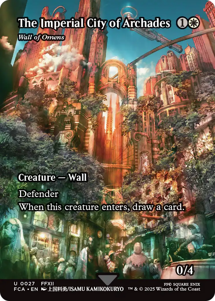 The Imperial City of Archades - Wall of Omens (Showcase) [FINAL FANTASY : Through the Ages] | Good Games Morley