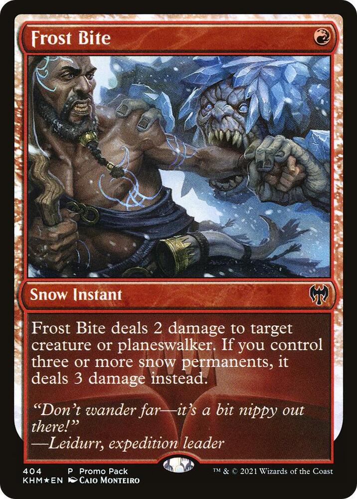 Frost Bite 404 (Promo Pack: Kaldheim)  - Foil | Good Games Morley