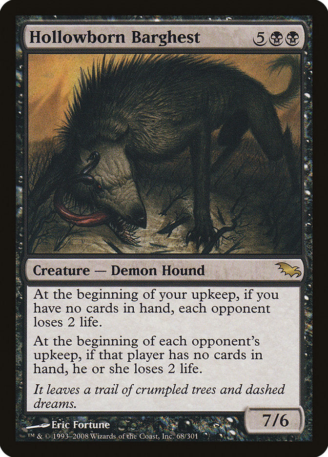 Hollowborn Barghest 68/301 (Shadowmoor)  - Foil | Good Games Morley