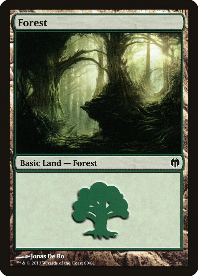Forest (80) [Duel Decks: Heroes vs. Monsters] | Good Games Morley
