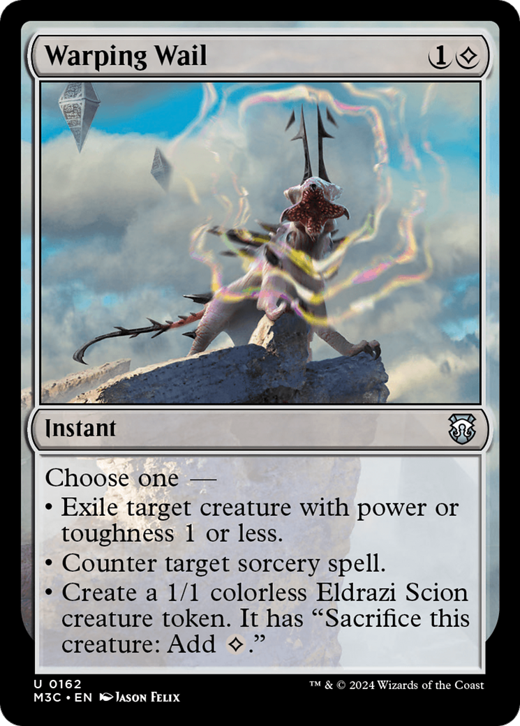 Warping Wail (Ripple Foil) [Modern Horizons 3 Commander] | Good Games Morley