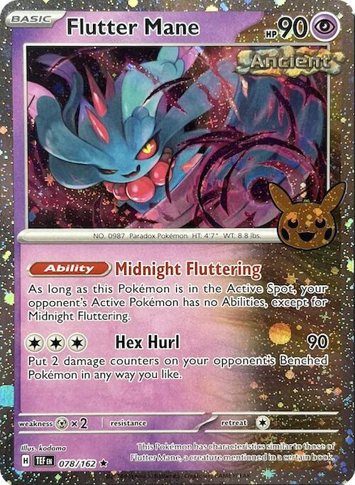 Flutter Mane 078/162 (Trick or Trade BOOster Bundle 2024)  - Cosmo Holofoil | Good Games Morley