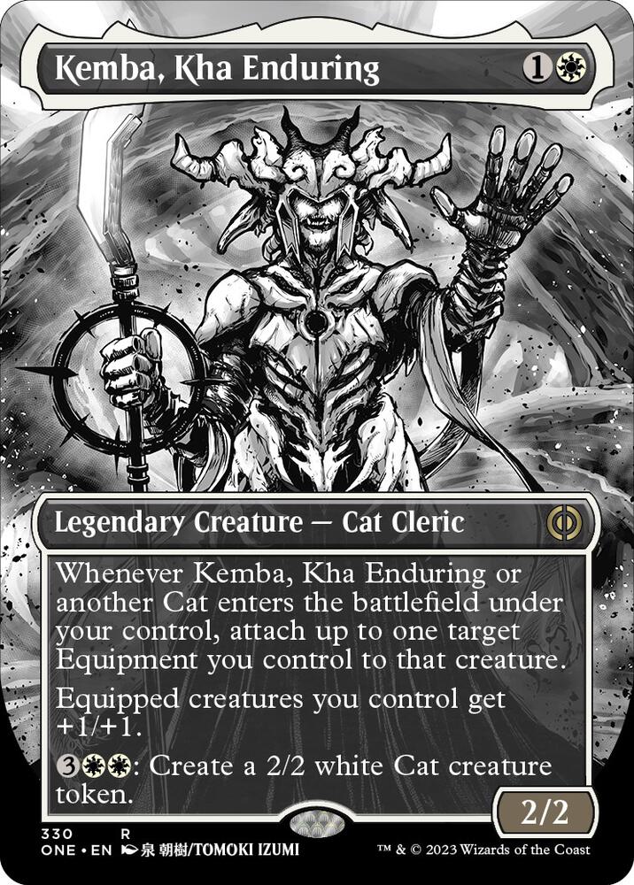 Kemba, Kha Enduring 330/271 (Phyrexia: All Will Be One)  - Borderless Foil | Good Games Morley