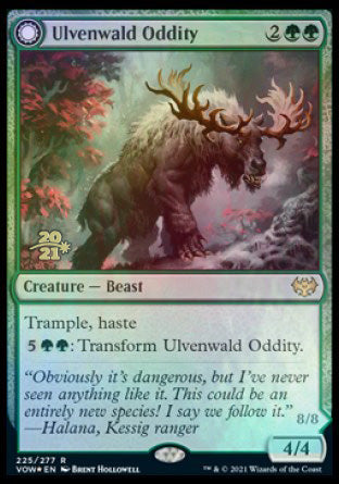 Ulvenwald Oddity // Ulvenwald Behemoth [Innistrad: Crimson Vow Prerelease Promos] | Good Games Morley