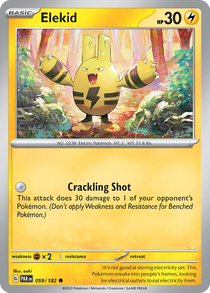 Elekid (059/182) [Scarlet & Violet: Paradox Rift] | Good Games Morley
