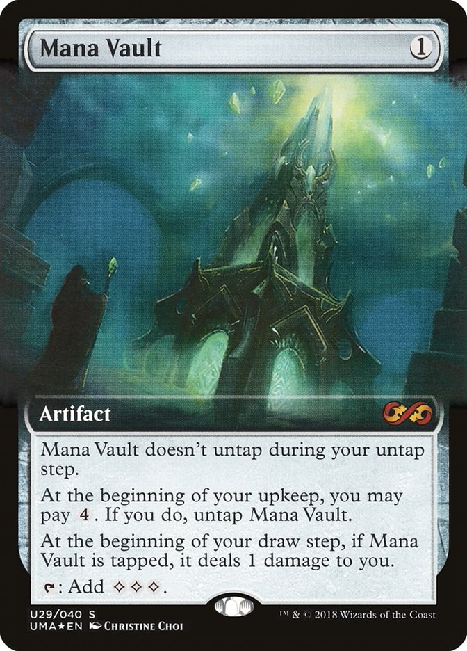 Mana Vault (Topper) [Ultimate Masters Box Topper] | Good Games Morley