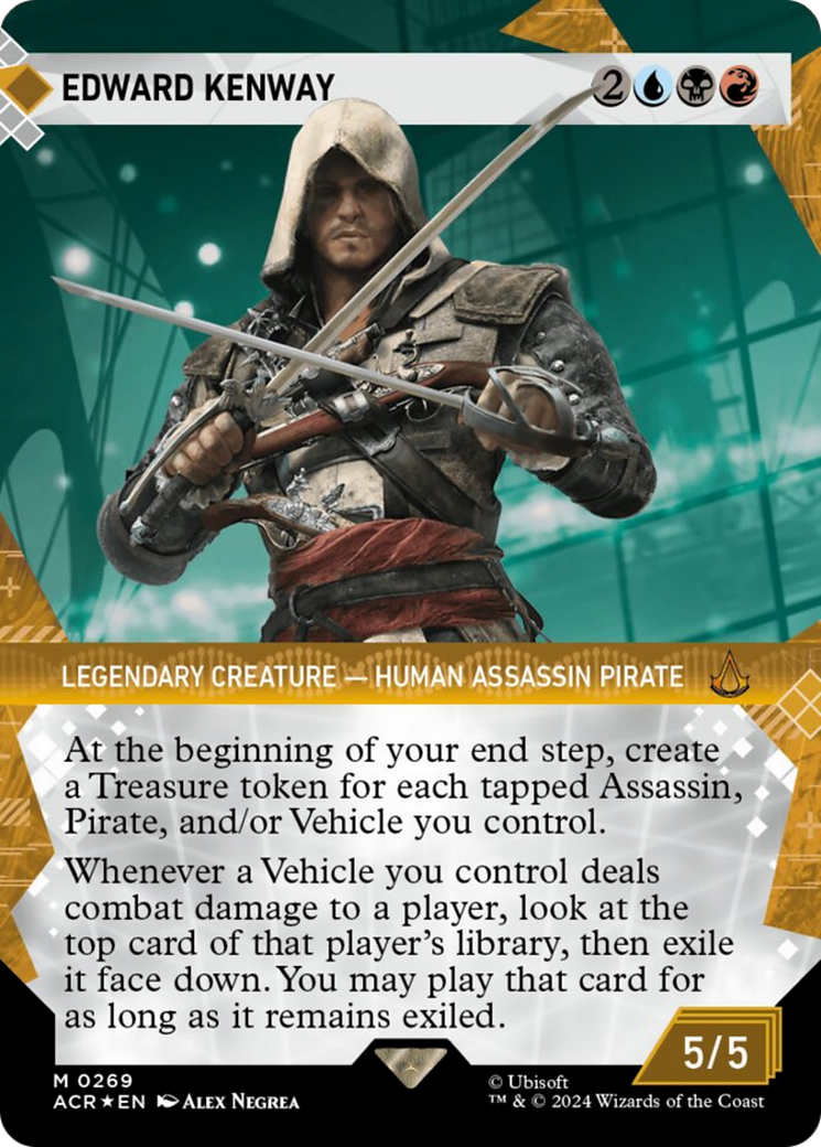 Edward Kenway (Showcase) (Textured Foil) [Assassin's Creed] | Good Games Morley