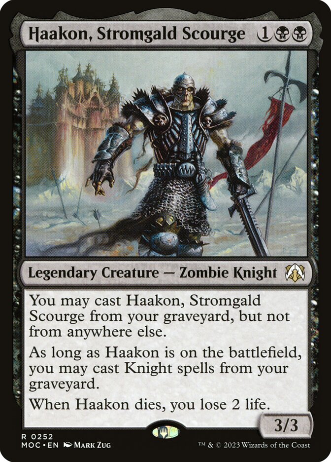Haakon, Stromgald Scourge 252/444 (Commander: March of the Machine)  | Good Games Morley