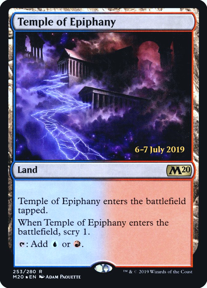 Temple of Epiphany [Core Set 2020 Prerelease Promos] | Good Games Morley