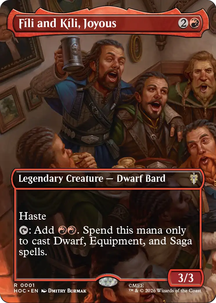 Fili and Kili, Joyous (Borderless) [The Hobbit: Eternal-Legal] | Good Games Morley