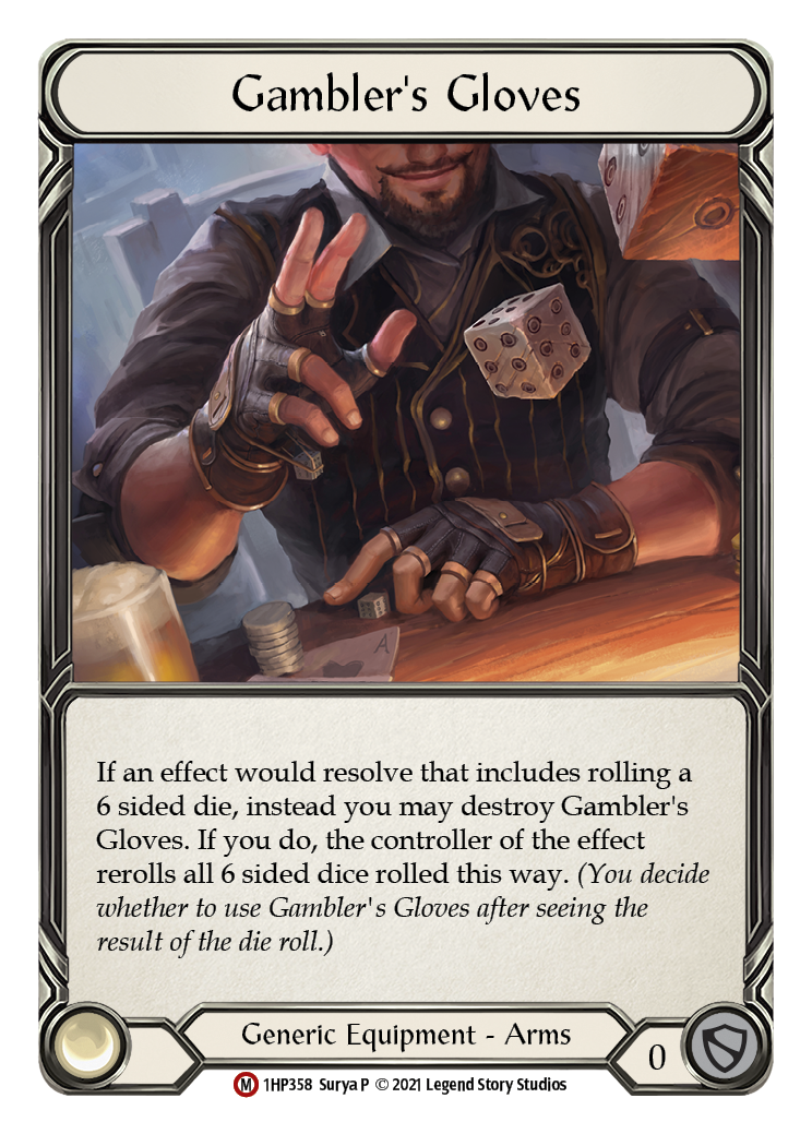 Gambler's Gloves [1HP358] (History Pack 1) | Good Games Morley