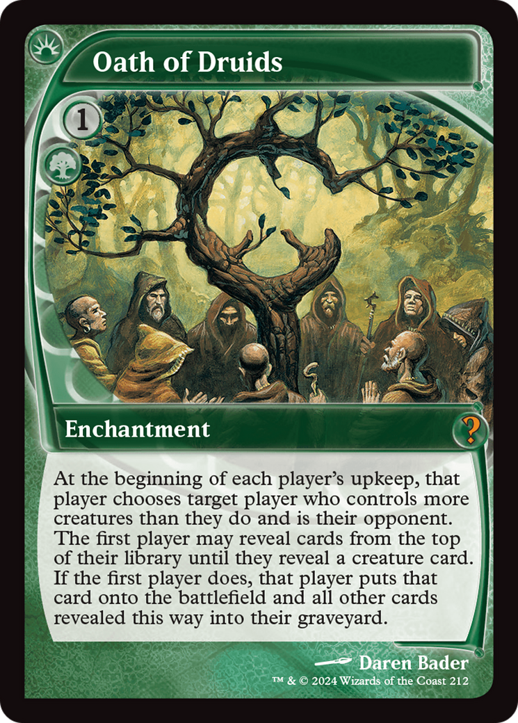 Oath of Druids (Future Sight) [Mystery Booster 2] | Good Games Morley