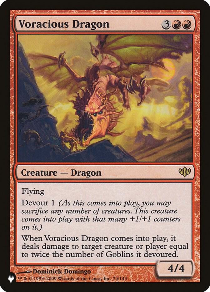 Voracious Dragon CON-75/5075 (The List Reprints)  | Good Games Morley