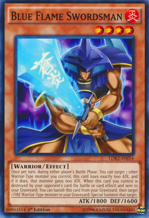 Blue Flame Swordsman [LDK2-ENJ14] Common | Good Games Morley