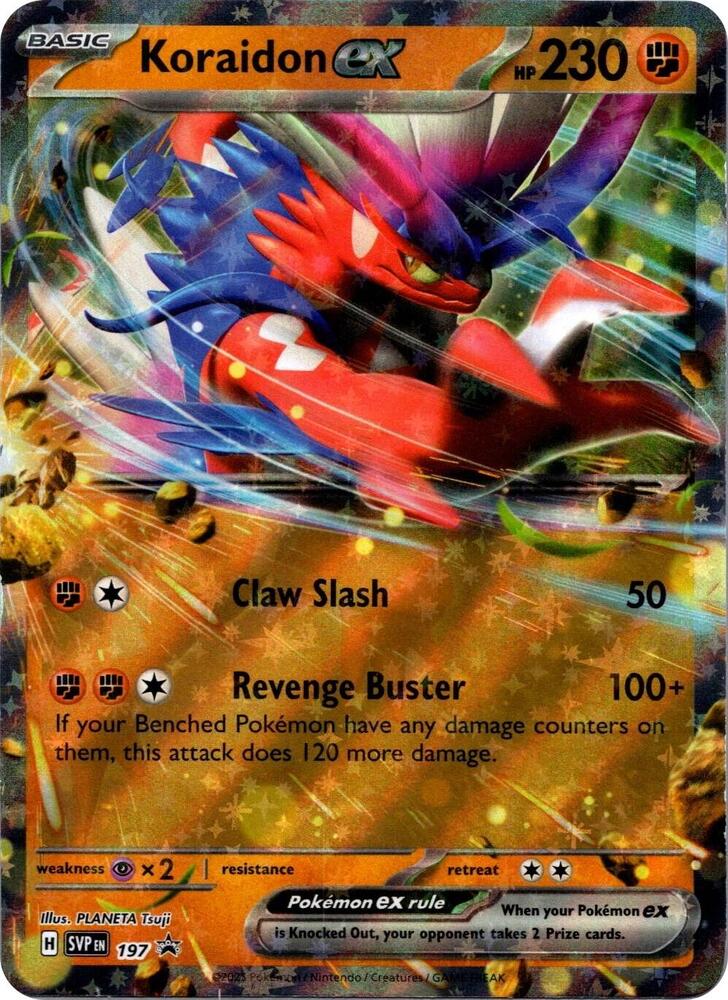 Koraidon ex 197 (SV: Scarlet & Violet Promo Cards)  - Holofoil | Good Games Morley