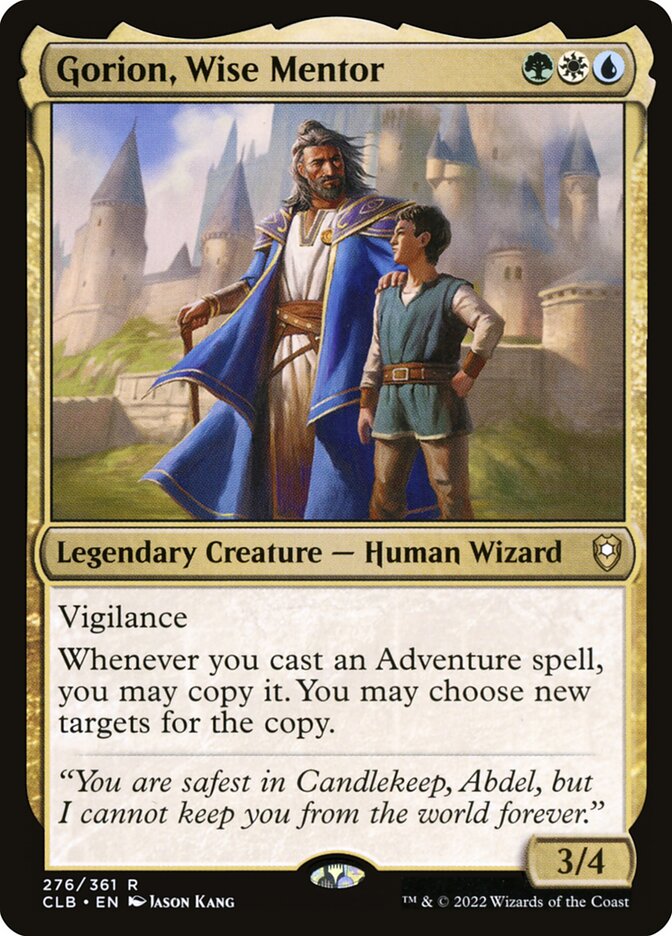 Gorion, Wise Mentor 276/361 (Commander Legends: Battle for Baldur's Gate)  - Foil | Good Games Morley