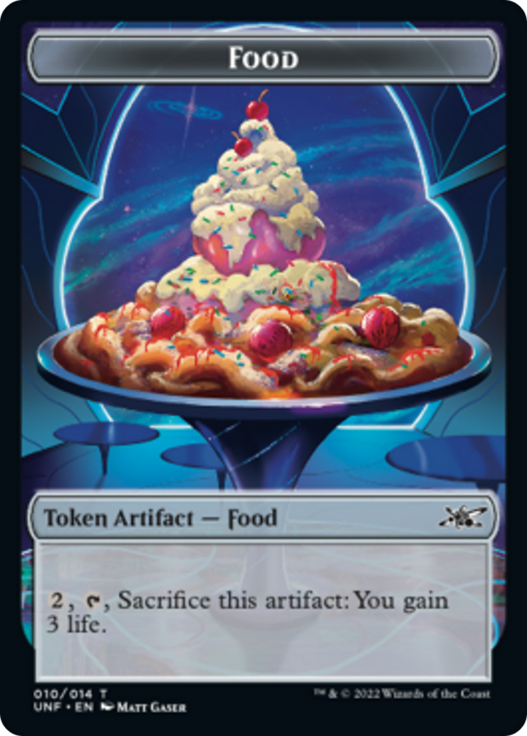 Clown Robot (002) // Food (010) Double-Sided Token [Unfinity Tokens] | Good Games Morley