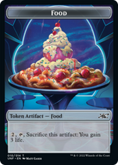 Clown Robot (002) // Food (010) Double-Sided Token [Unfinity Tokens] | Good Games Morley