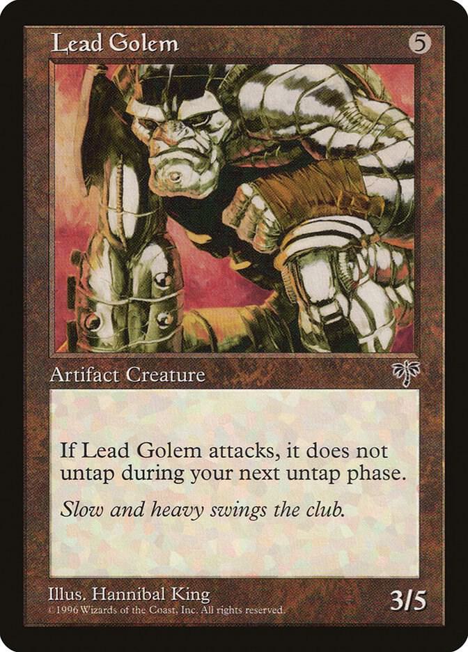 Lead Golem 306/350 (Mirage)  | Good Games Morley