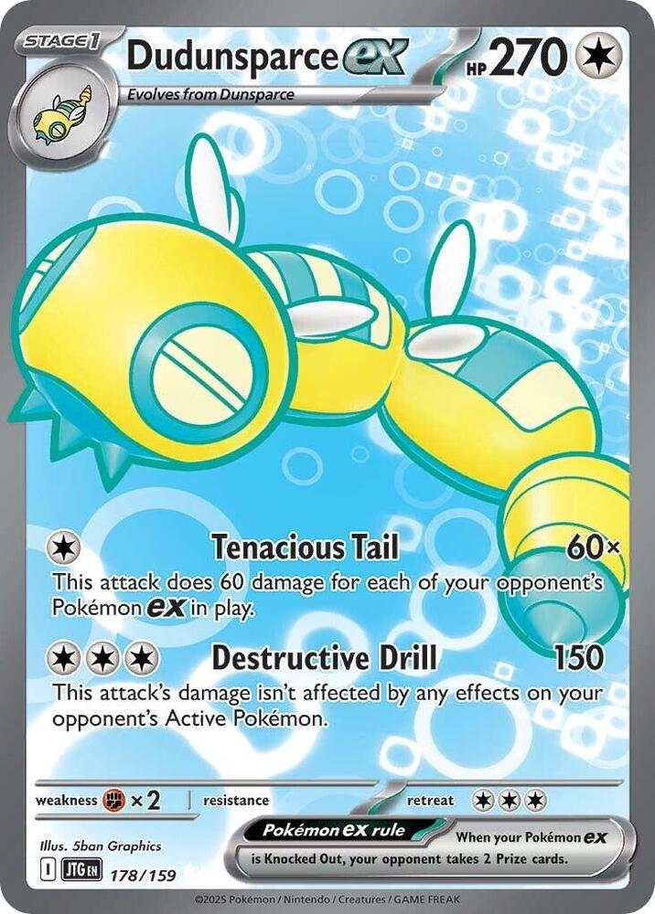 Dudunsparce ex 178/159 (SV09: Journey Together)  - Holofoil | Good Games Morley