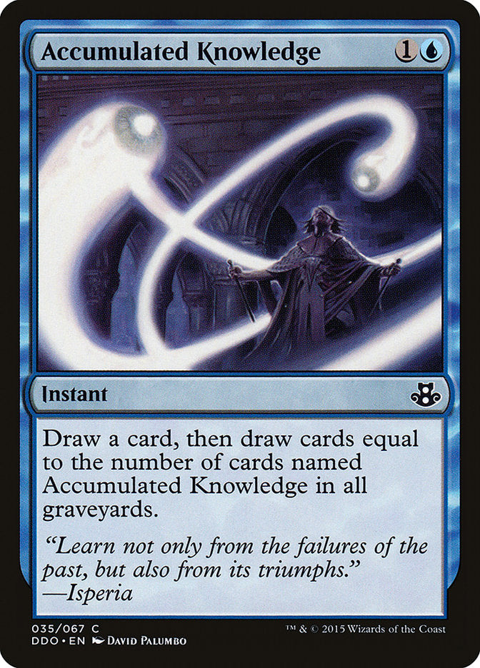 Accumulated Knowledge [Duel Decks: Elspeth vs. Kiora] | Good Games Morley