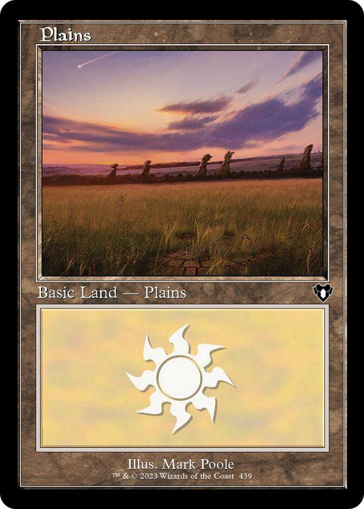 Plains (439) (Retro) [Commander Masters] | Good Games Morley