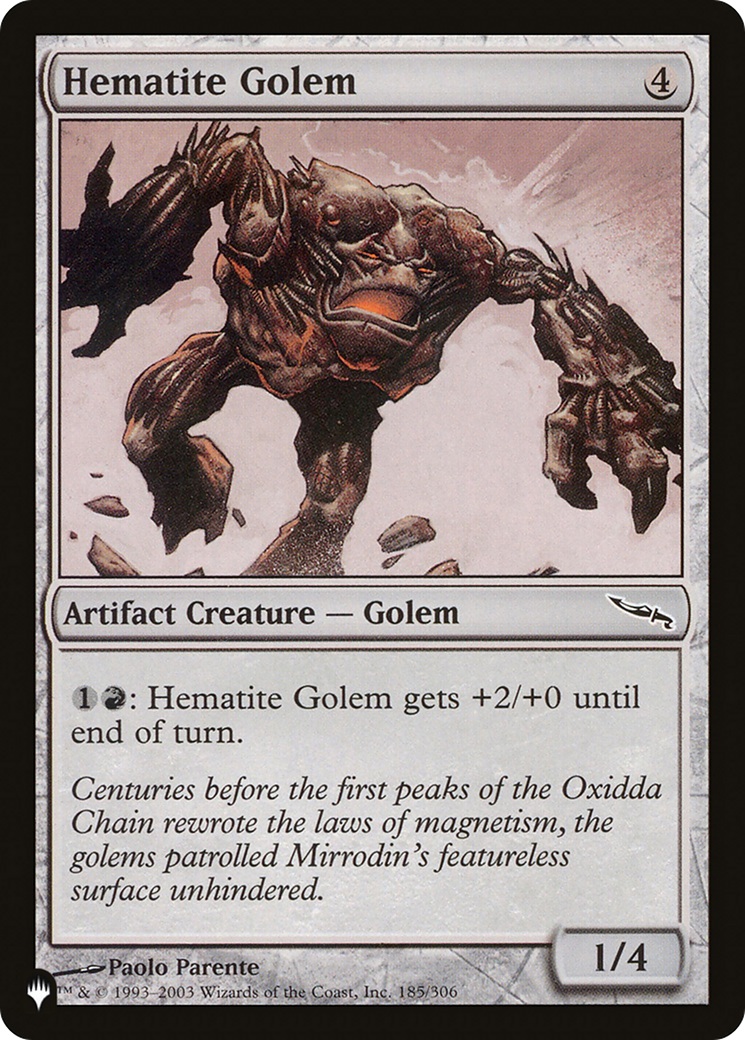 Hematite Golem [The List] | Good Games Morley