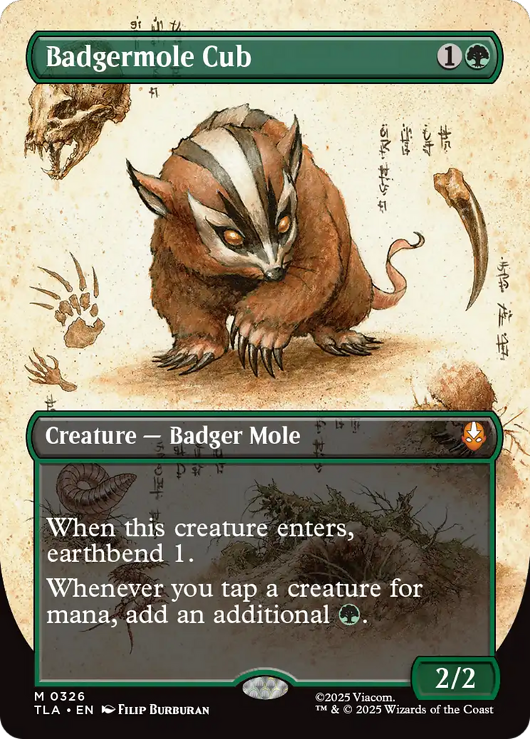 Badgermole Cub (Borderless) [Avatar: The Last Airbender] | Good Games Morley