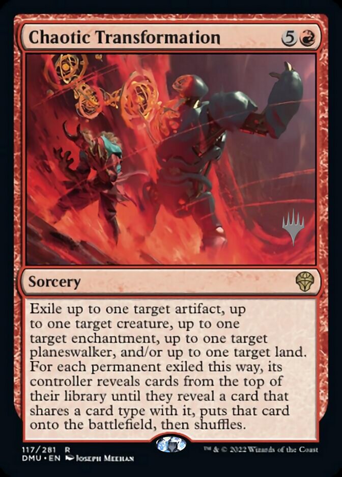Chaotic Transformation (Promo Pack) [Dominaria United Promos] | Good Games Morley