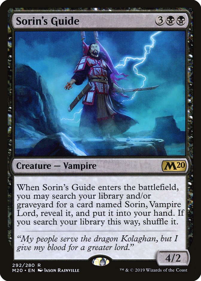 Sorin's Guide 292/280 (Core Set 2020)  | Good Games Morley