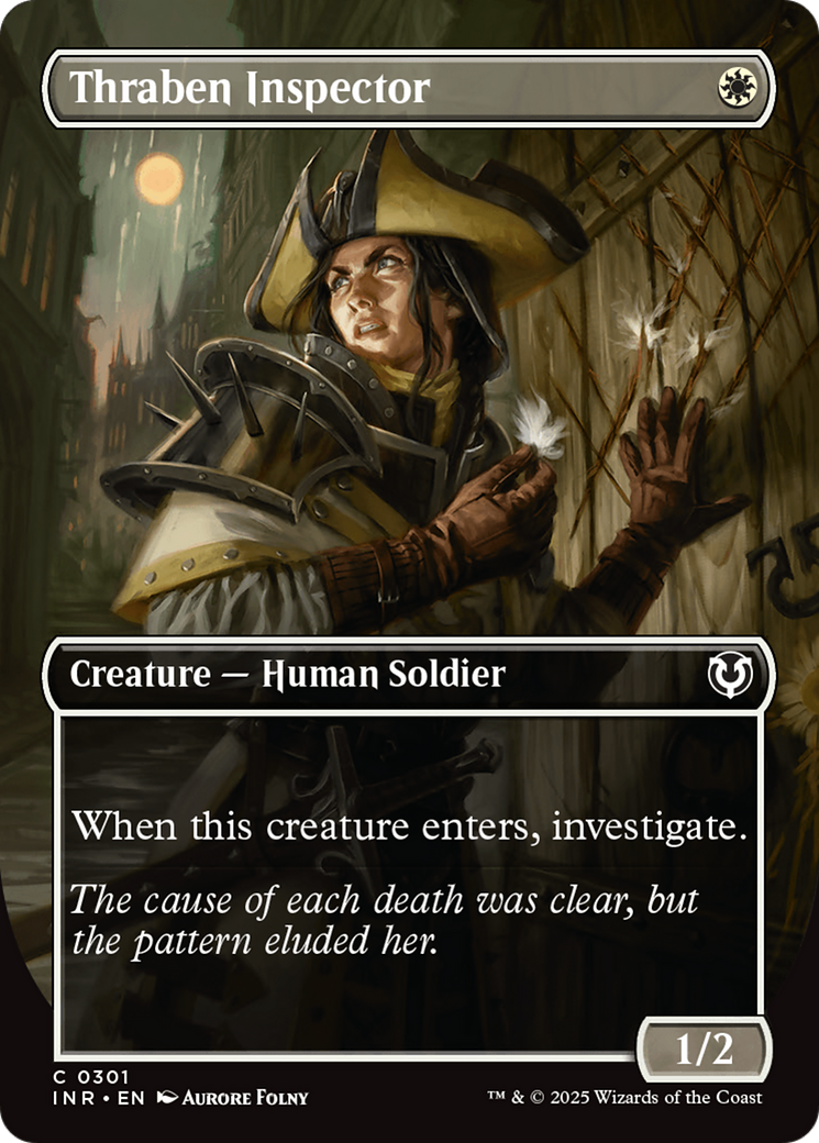 Thraben Inspector (Borderless) [Innistrad Remastered] | Good Games Morley