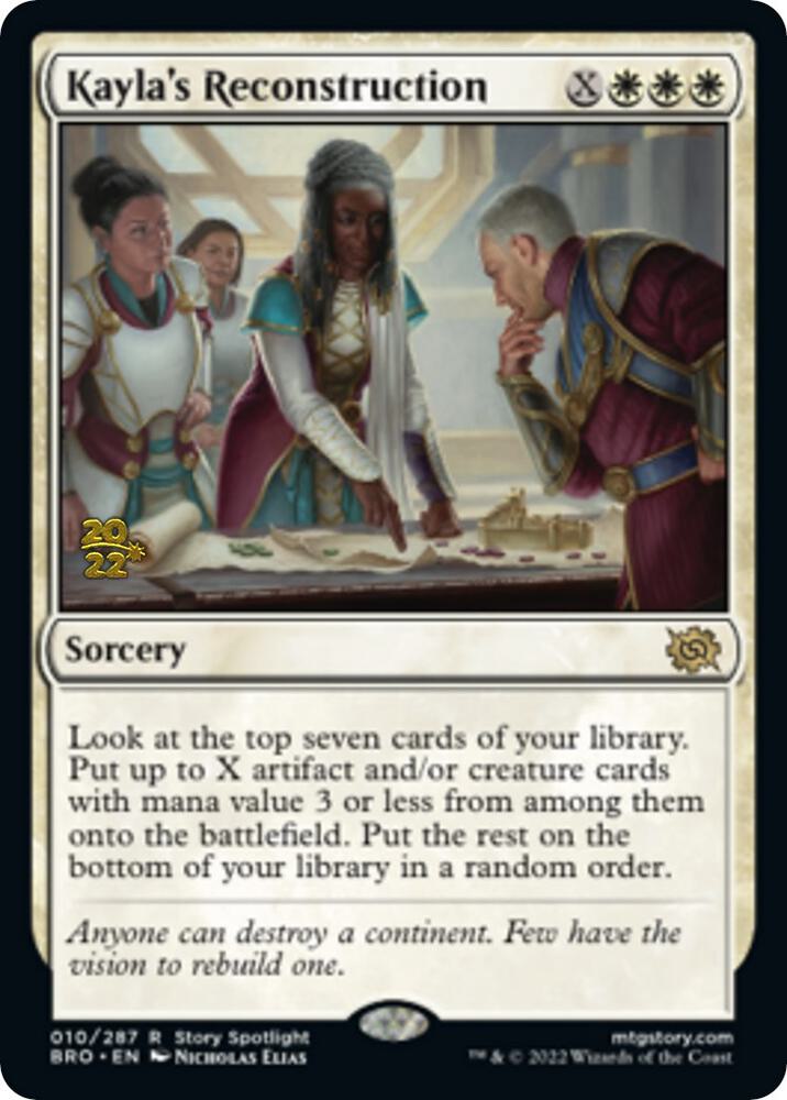 Kaylas Reconstruction 10s/169 (Prerelease Cards)  - Foil | Good Games Morley