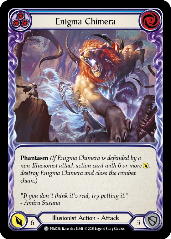 Enigma Chimera (Blue) [PSM028] (Monarch Prism Blitz Deck) | Good Games Morley