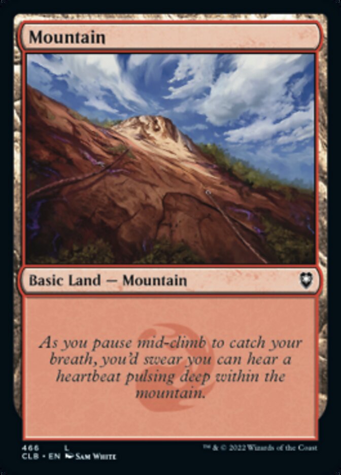 Mountain (466) [Commander Legends: Battle for Baldur's Gate] | Good Games Morley