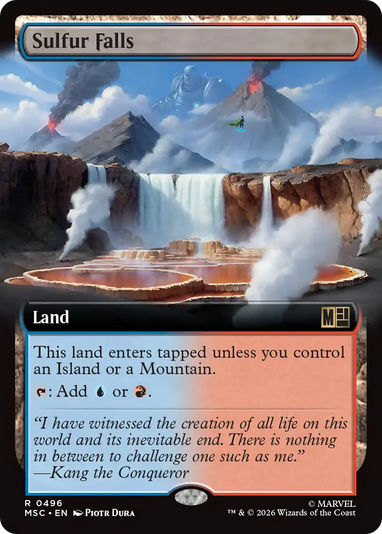 Sulfur Falls (Extended Art) [Marvel Super Heroes Commander] | Good Games Morley