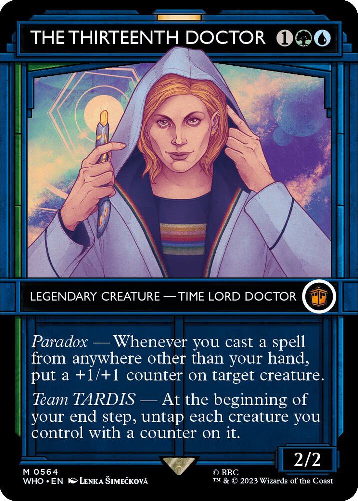 The Thirteenth Doctor 564 (Universes Beyond: Doctor Who)  - Showcase Foil | Good Games Morley