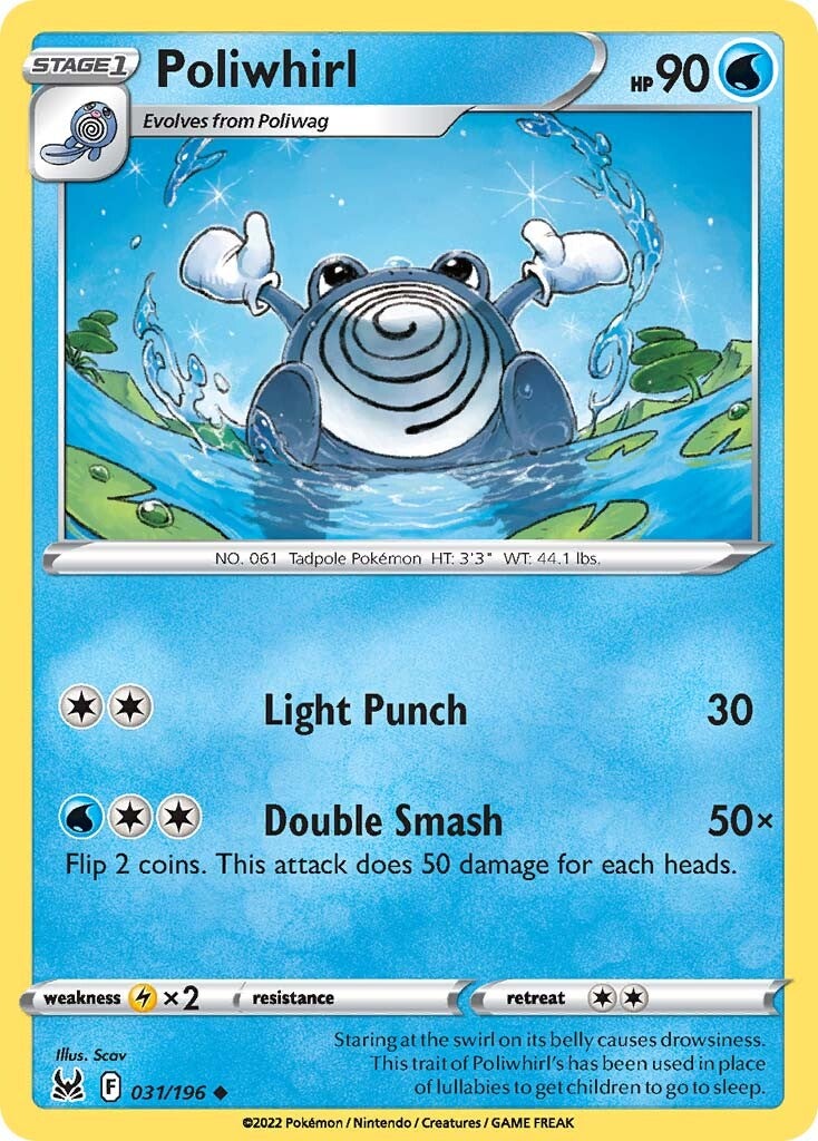 Poliwhirl (031/196) [Sword & Shield: Lost Origin] | Good Games Morley