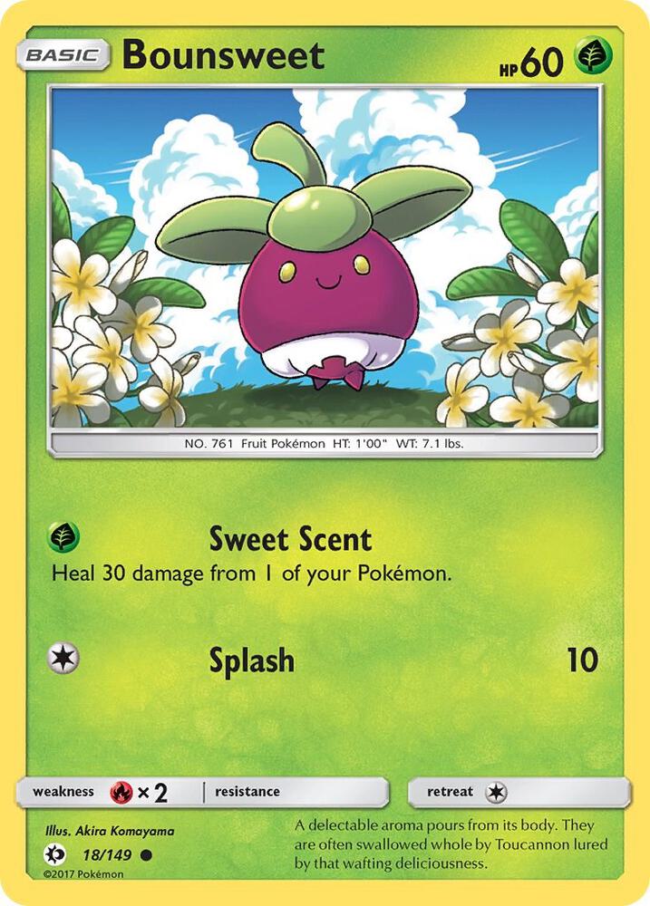 Bounsweet 18/149 (SM Base Set)  | Good Games Morley