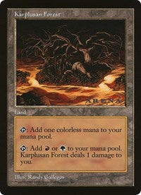 Karplusan Forest (Oversized) [Oversize Cards] | Good Games Morley