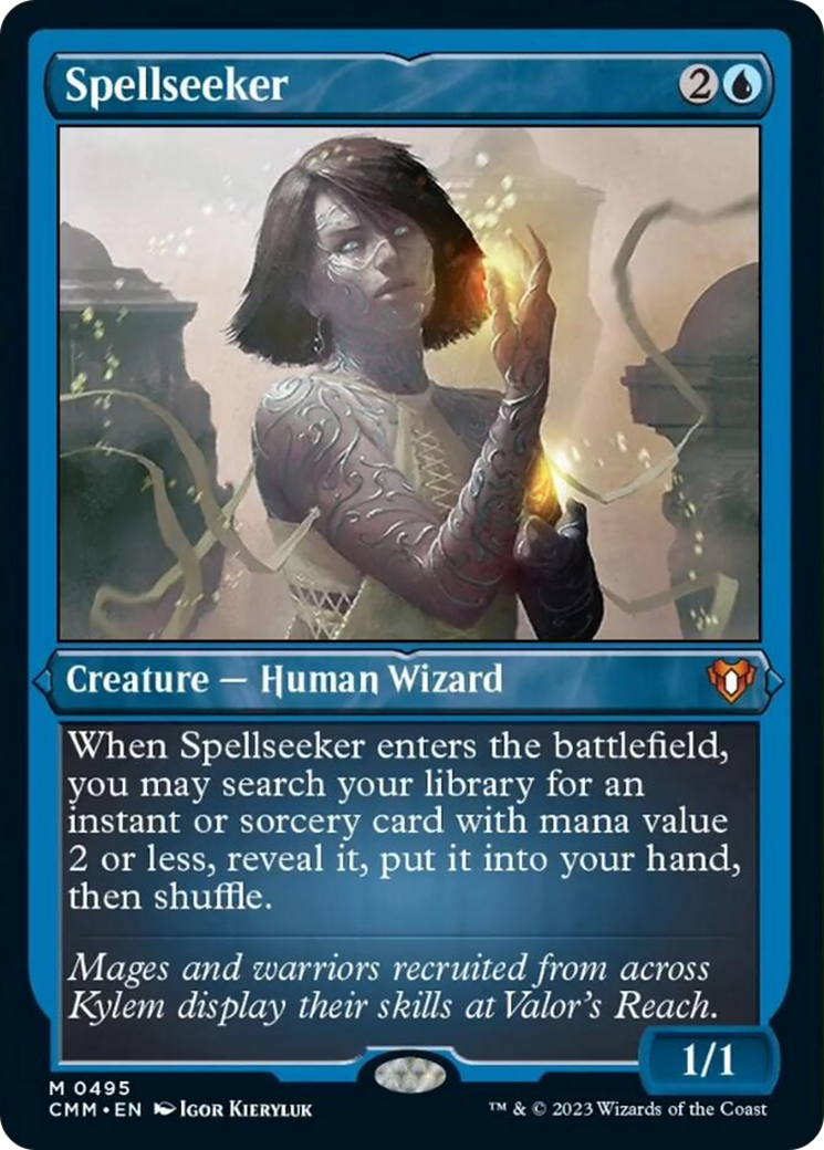 Spellseeker (Foil Etched) [Commander Masters] | Good Games Morley