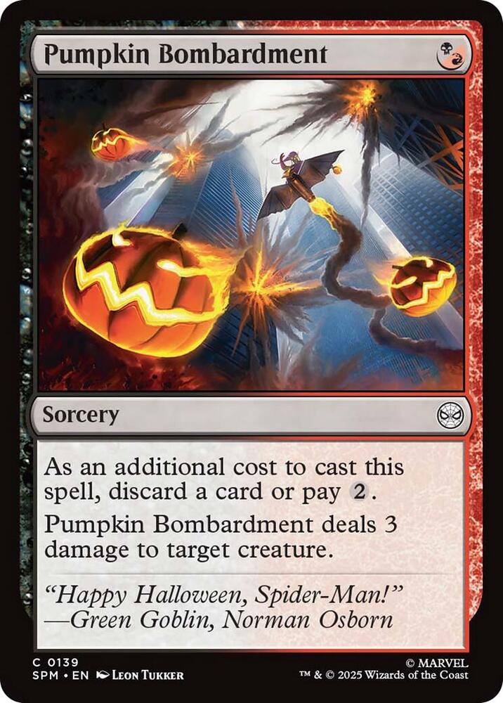 Pumpkin Bombardment 139 (Marvel's Spider-Man)  - Foil | Good Games Morley